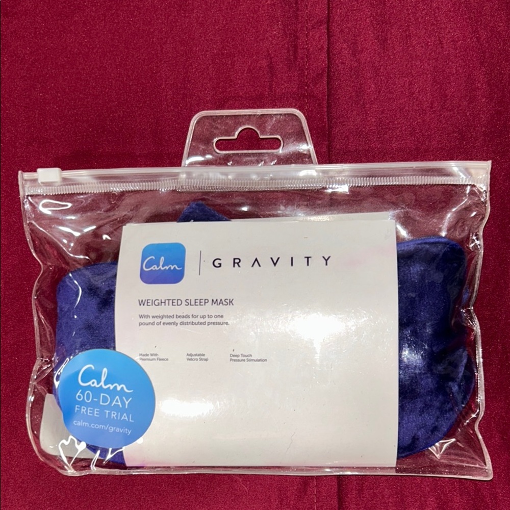 Calm Weighted Face Mask NWOT
